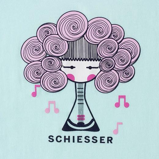 【可爱女孩莫代尔】SCHIESSER 德国舒雅莫代尔女童家居服短袖七分裤套装3F/19581H 商品图2