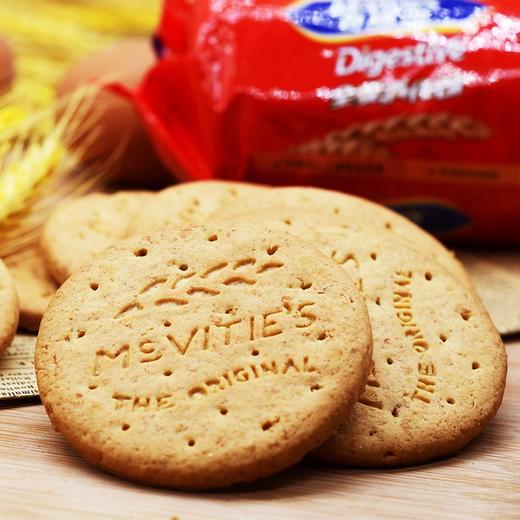 英国进口 麦维他（Mcvitie's）爆款好物 原味全麦粗粮酥性消化饼干 400g 休闲饼干零食 代餐饼干 进口零食 商品图3