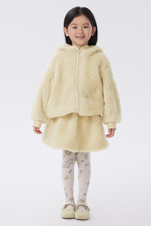 JNBY 22年秋款    时尚提花宽松短款腰裙 1M9D12230 商品图0