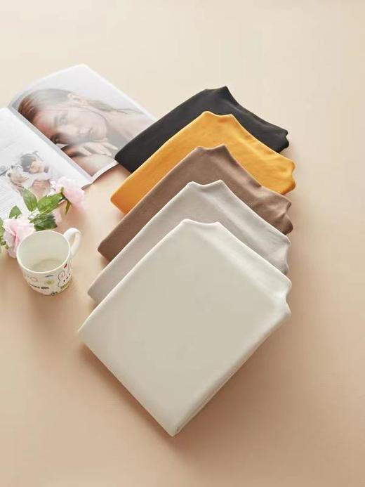 【79元两件 蚕丝羊绒打底衣 】 百搭 修身显瘦堆堆高领  裸感贴肤 穿搭无痕 蓄暖不起球 商品图5