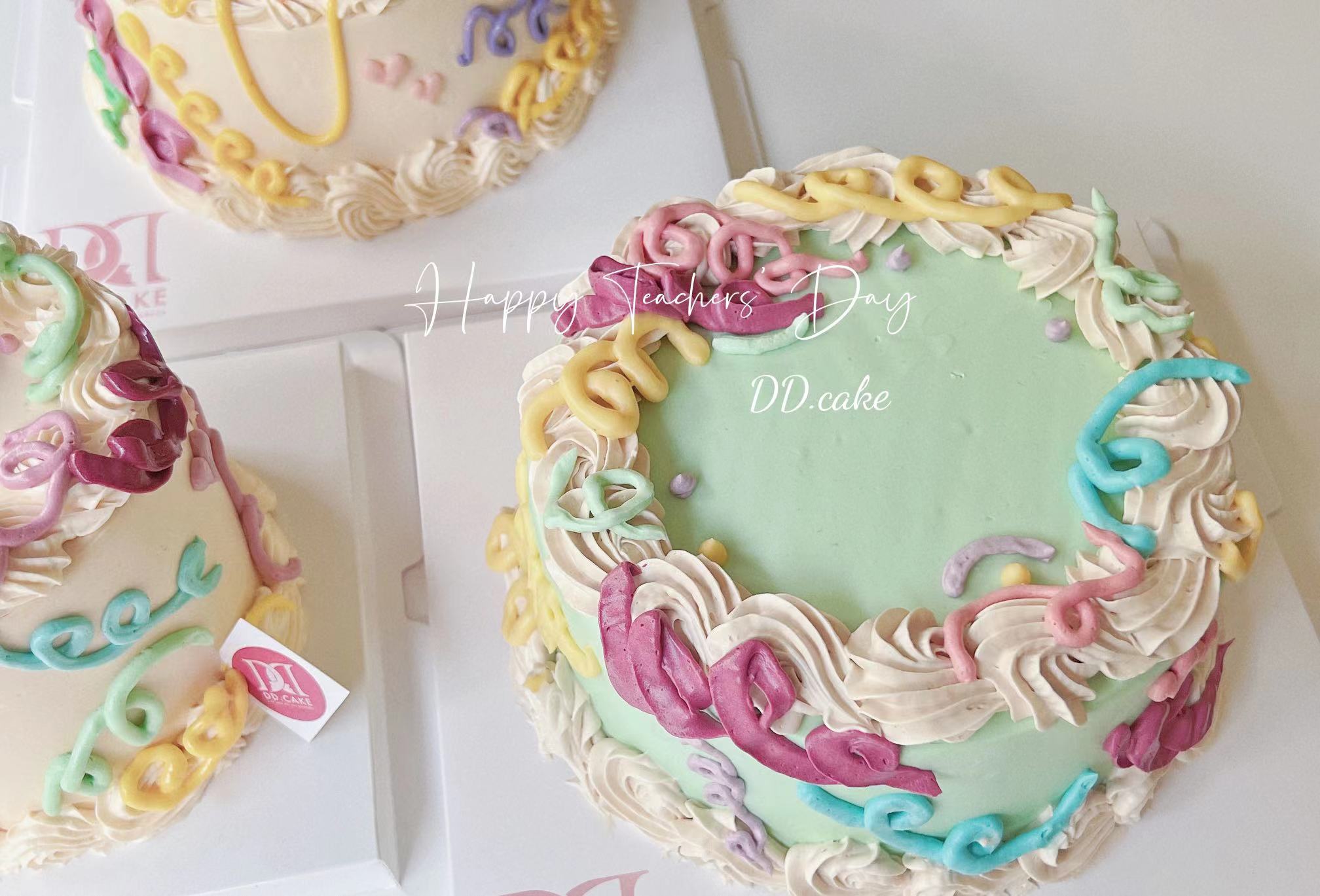 ins手绘蛋糕▸接单制作 ▸ 下单30分钟后不可退换哦