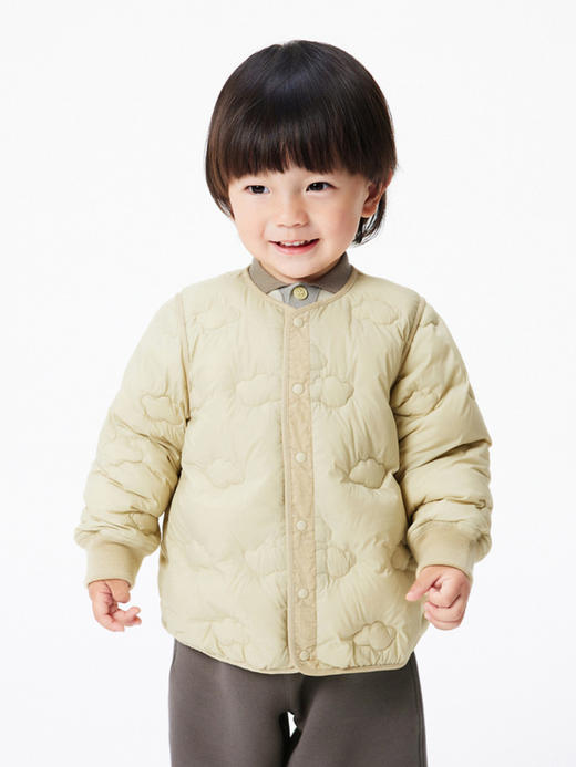 JNBY  22年秋款  柔软印花短款羽绒服  YM7211101 商品图5