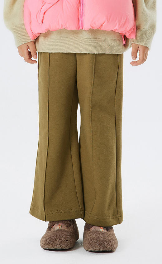 JNBY  22年秋款  保暖加绒喇叭裤 1M9E12320 商品图5