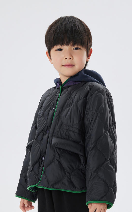 JNBY  22年秋款  宽松夹克式短款羽绒服 1M9C12030 商品图3