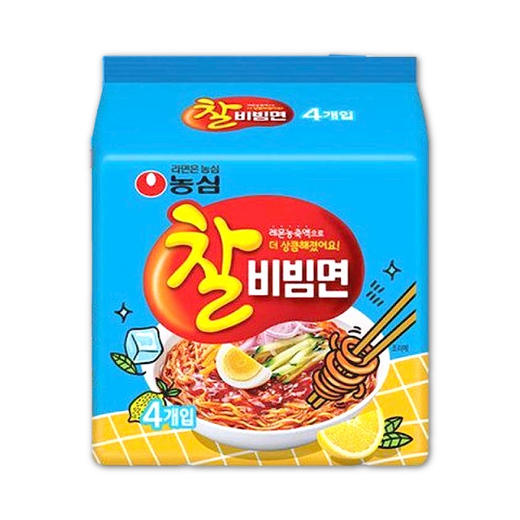 [4멀티]농심 찰비빔면멀티130g*4 商品图0
