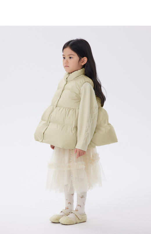 JNBY  22年秋款 宽松保暖羽绒马甲  1M9C11930 商品图6