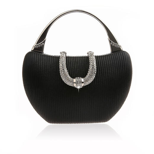 SHJM-1860R现货纯色新款盒子包亮片手机包甜美淑女时尚女包手提晚宴包1860R 商品图3