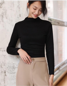 【79元两件 蚕丝羊绒打底衣 】 百搭 修身显瘦堆堆高领  裸感贴肤 穿搭无痕 蓄暖不起球