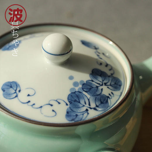 【日本进口】波佐见烧 绿釉横手-茶具礼盒套装 商品图4