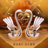 【锌合金天鹅座 仪态优雅曲线优美】德国三四钢SSGP 创意可爱欧式家用水果签果插天鹅座 商品缩略图6