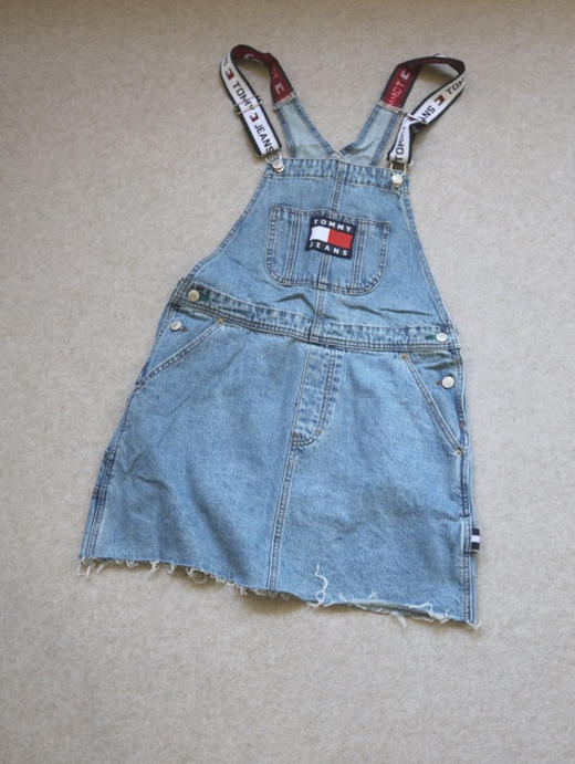 简单粗暴的 哈！减龄的 Tom Jeans 工装版 牛仔 背带裙 商品图0