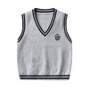 龙之涵 车章V领背心 学院  时尚 针织背心 商品缩略图3