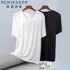 【冰丝速干】SCHIESSER德国舒雅棉纯色V领短袖健身打底汗衫男士内搭基础款T恤35/1788M 商品缩略图1