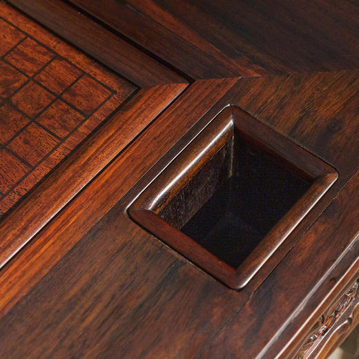 二十世纪 红木竹节工棋桌 商品图3