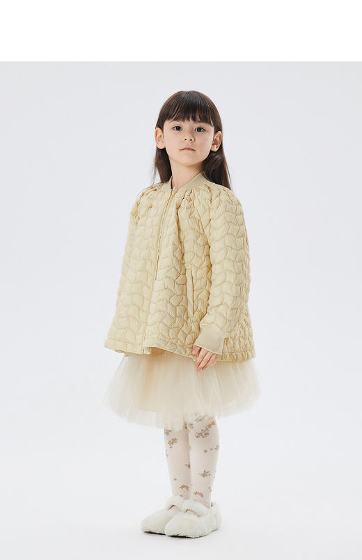 JNBY  22年秋款  时尚宽松中长款羽绒服  1M9C11910 商品图4