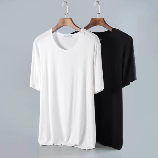 【冰丝速干】SCHIESSER德国舒雅棉纯色V领短袖健身打底汗衫男士内搭基础款T恤35/1788M 商品图2