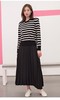 2楼名邦服饰黑色百褶裙 商品缩略图0