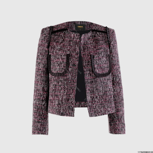 木耳边装饰外套 商品图0