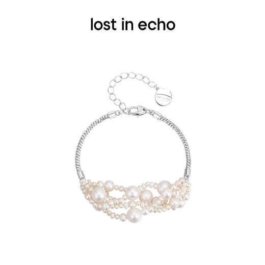 lost in echo 设计感轻奢小众多层珍珠串拼手链 商品图1