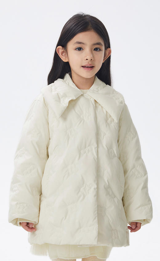 JNBY  22年秋款  宽松中长款羽绒服 1M9C11920 商品图6