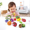 【独家特惠】Hape贪吃虫水果穿穿乐E1072 商品缩略图0