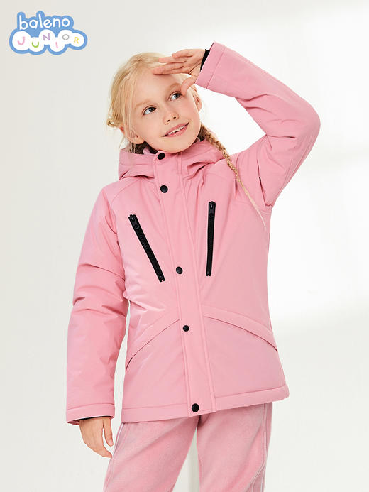 22FW 班尼路童装春秋冬新款休闲男童连帽儿童外套宽松保暖中大童上衣 商品图2