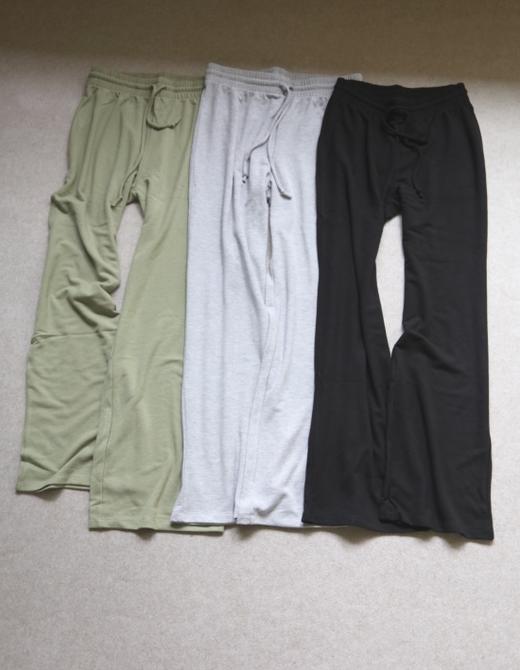 初夏 呢喃而来 哈！女段 Wi1fred 79458 软薄垂 小直筒 裤 3色入 商品图0