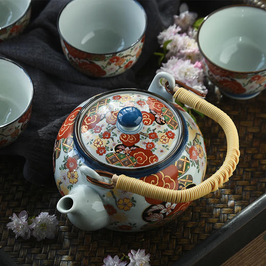 【日本进口】波佐见烧 锦平安樱花-茶具礼盒套装 商品图7