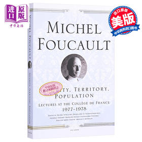【中商原版】安全 领土与人口 法兰西学院演讲系列6 英文原版 Security Territory Population Lectures Michel Foucault