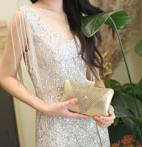 SHJM-03861-Ａ跨境女包水钻包大气宴会包手提宴会包好搭实用礼服包