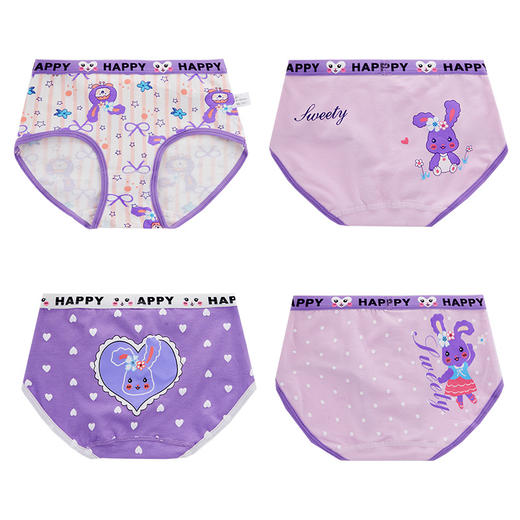 【限时特惠 组合装】混合款儿童内裤男女童三角平角裤纯棉短底裤小中童-多款套装 商品图3