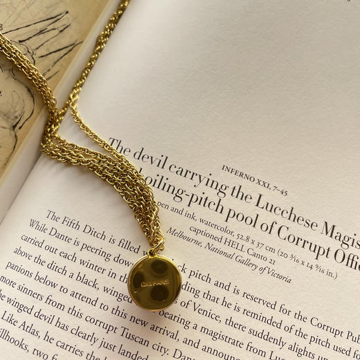 北京仓｜Gigi Paris-Chanel-白色 中古纽扣 双链 项链［法国设计师］ 商品图5