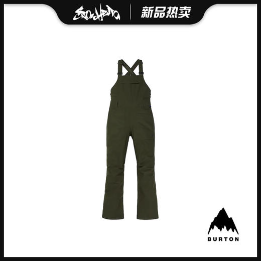 BURTON伯顿22/23雪季新品女士AVALON背带滑雪裤防风 FELIDAE 商品图0
