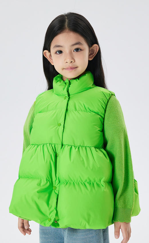 JNBY  22年秋款 宽松保暖羽绒马甲  1M9C11930 商品图3