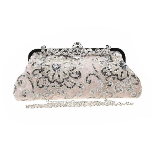 SHJM-1113亮片晚妆包跨境宴会包链条包礼服包派对水钻手拿包1113 商品图1