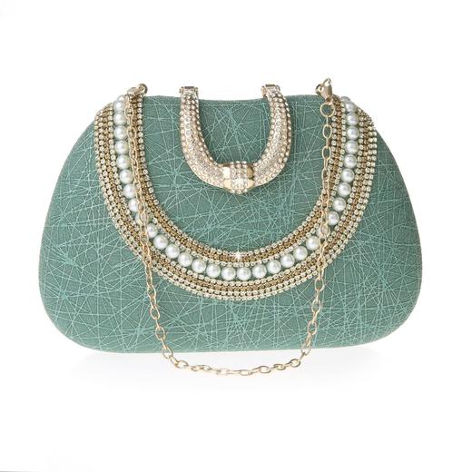 SHJM-1886R-1新时尚大气手抓包多用宴会手拿包礼服宴会包晚宴手提包链条包实用 商品图3