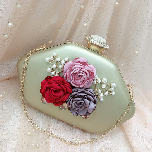SHJM-HD031276精美造型花朵宴会包时尚手拿包礼服包手提迷你包HD031276 商品图1