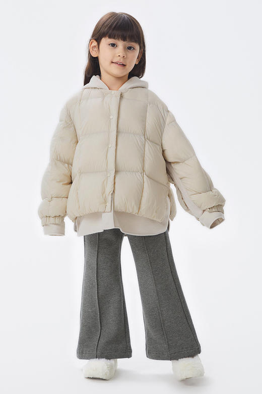 JNBY  22年秋款  保暖加绒喇叭裤 1M9E12320 商品图0