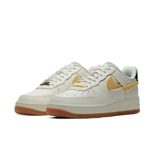 耐克NIKE Air Force 1 空军一号黑黄断钩鸳鸯休闲鞋BV0740-101 商品图1