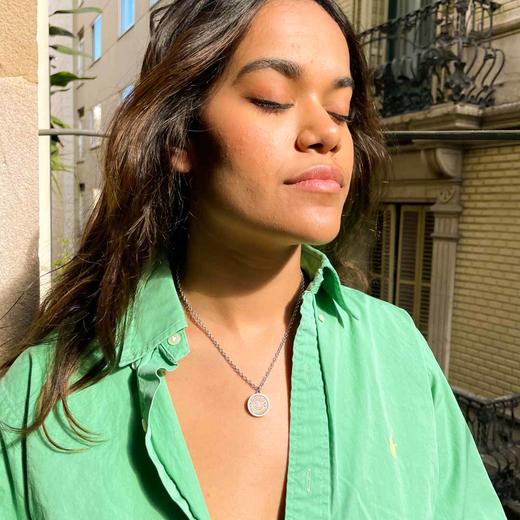 北京仓｜Gigi Paris-双C logo-Mademoiselle 中古纽扣 项链［法国设计师］ 商品图3