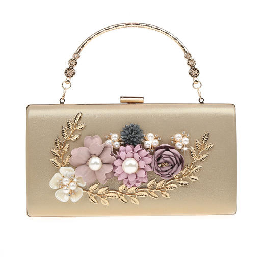 SHJM-12068新跨境手提优雅花朵包实用可爱手抓包PU女包手拿包放大手机12068 商品图5