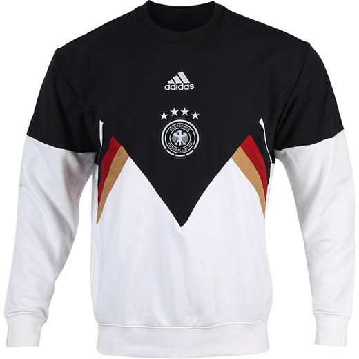 ADIDAS/阿迪达斯DFB ICON CR SWT德国队复古足球套头卫衣HF4064 商品图4