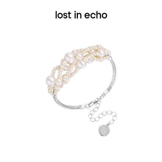 lost in echo 设计感轻奢小众多层珍珠串拼手链 商品图3