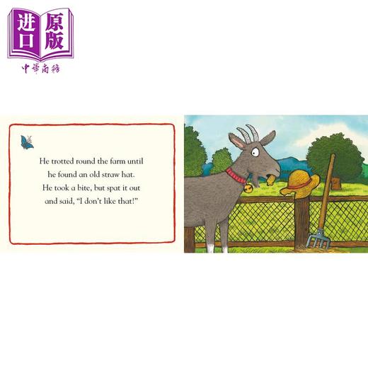 【中商原版】Farmyard Friends Gobbly Goat 农场山羊 英文原版 儿童绘本 动物故事 Axel Scheffler 3-6岁 商品图2