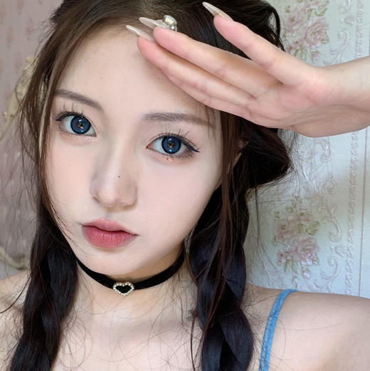 月抛 Summerbaby 幽灵海 14.5 着色13.9 粗边深蓝 商品图0