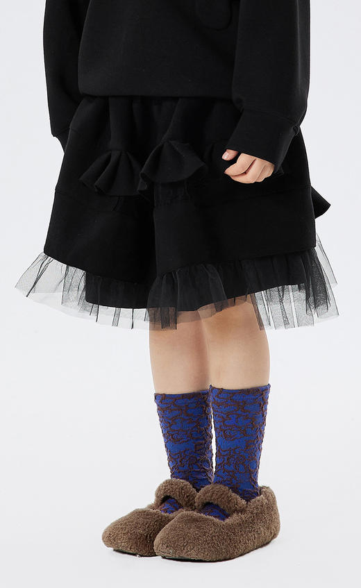 JNBY  22年秋款  宽松A型短款腰裙   1M9D12240 商品图5