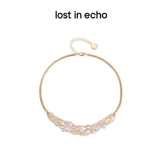 lost in echo 设计感轻奢小众多层珍珠串拼叠戴项链 商品图3