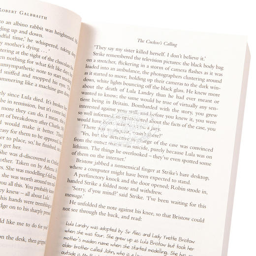 【中商原版】神探斯特莱克1 布谷鸟的呼唤 英文原版 The Cuckoo s Calling Cormoran Strike Robert Galbraith JK 罗琳 Rowling 商品图3