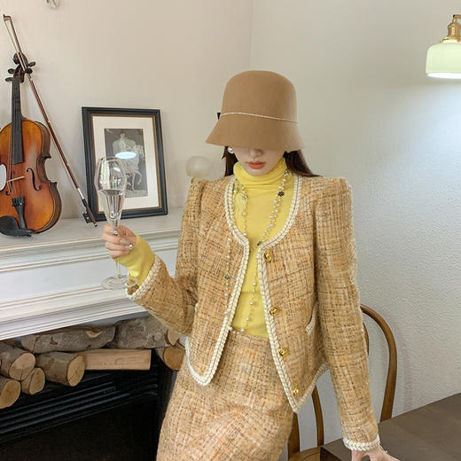 余潇潇 法式优雅风蝴蝶结渔夫帽 商品图3