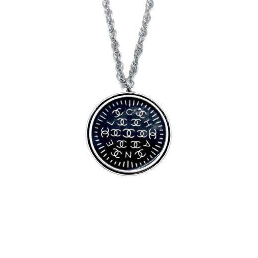 北京仓｜Gigi Paris-Chanel-黑色 中古纽扣 项链［法国设计师］ 商品图1
